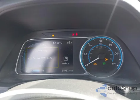 2020 Nissan Leaf S 40 Kwh z USA, uszkodzony, nr VIN 1N4AZ1BPXLC308022